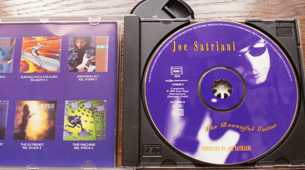 Joe Satriani ‎– The Beautiful Guitar Ger.1993 blues/rock