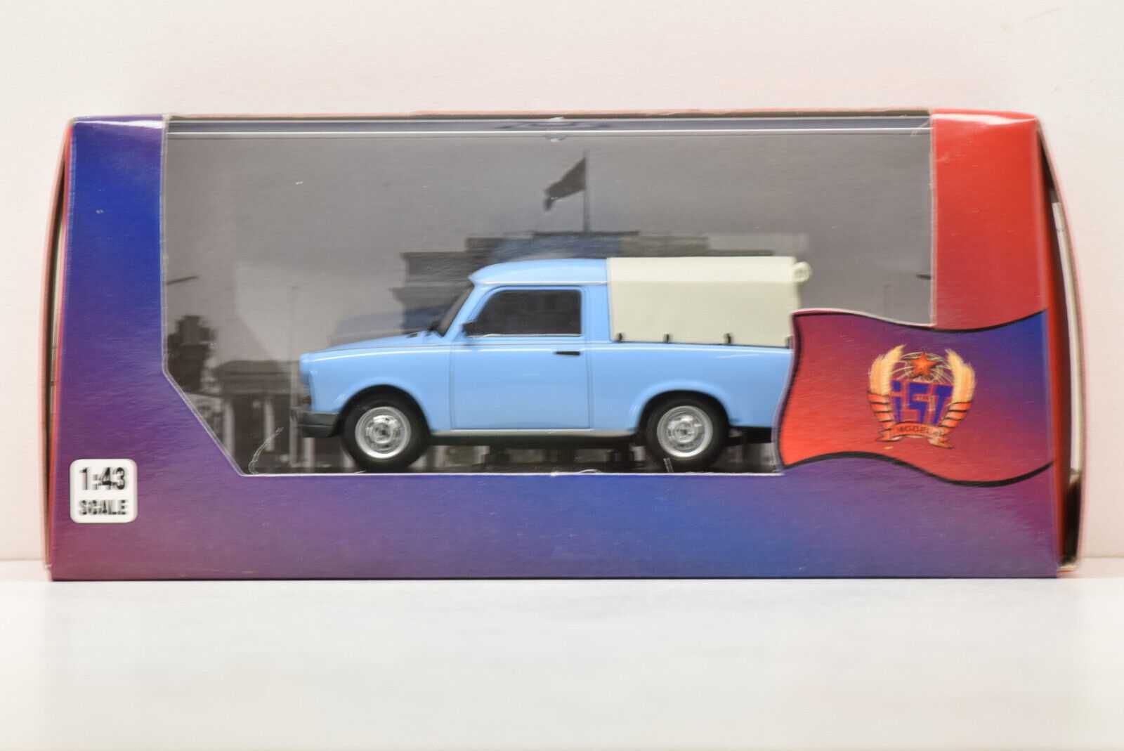 Macheta TRABANT 1.1 PICK UP CU PRELATA 1990 - Ist Models, 1/43.