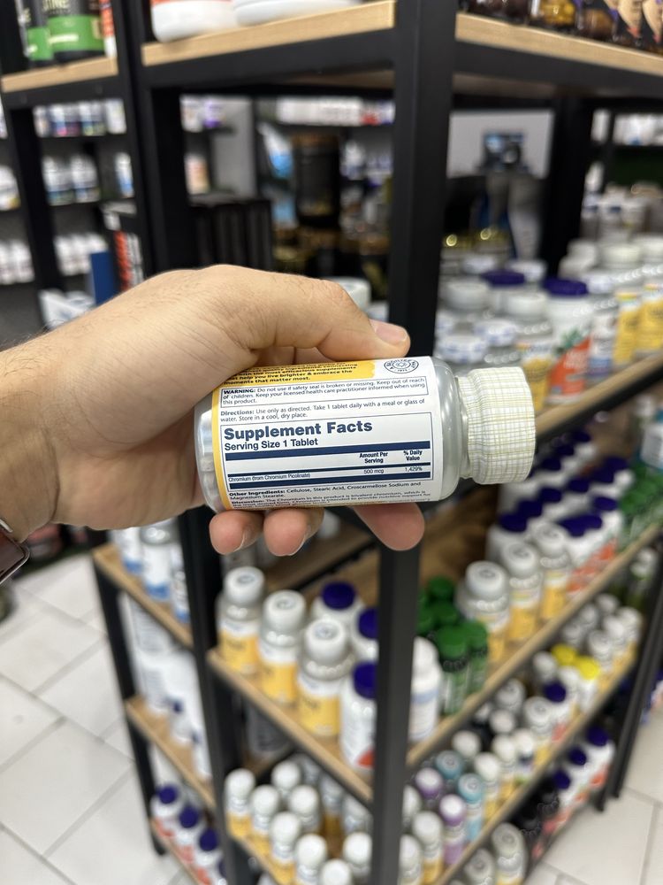 Solaray Chromium Picolinate 500 mcg 60 таблеток