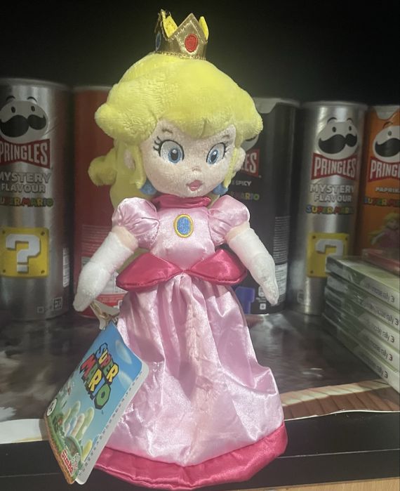 Princess Peach Nintendo super Mario jucarie de plus moale originala