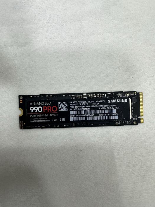 Samsung 980PRO NVMe M.2 ssd 1TB