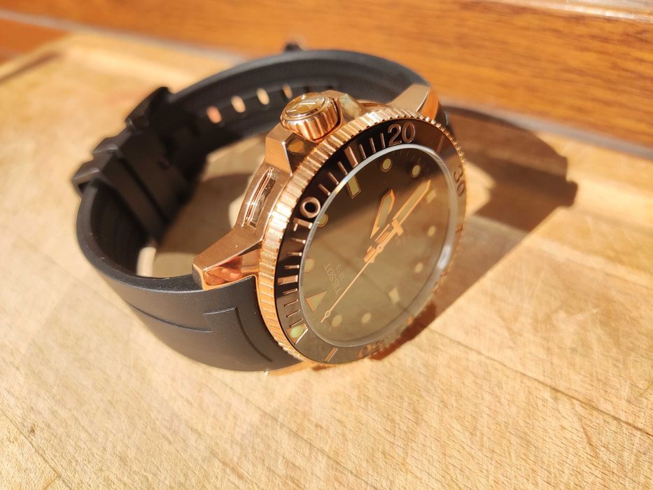 Tissot Seastar Powermatic 80 Special Gold Edition