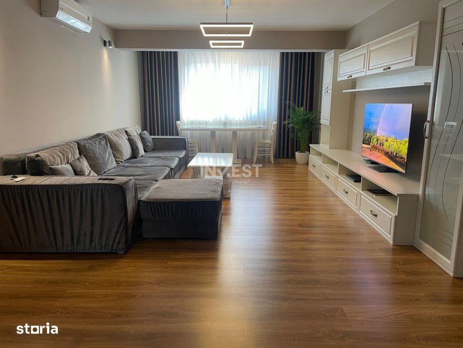 Apartament 3 camere, 130 mp, intermediar, bloc 2014, mobilat-utilat