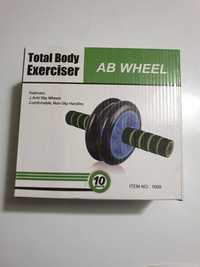 Roata fitness pentru abdomene cu exercitii diversificate Ab Wheel