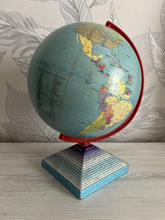 Глобус на узбекском языке 25 см