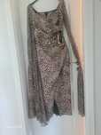 Rochie ocazie midi animal print