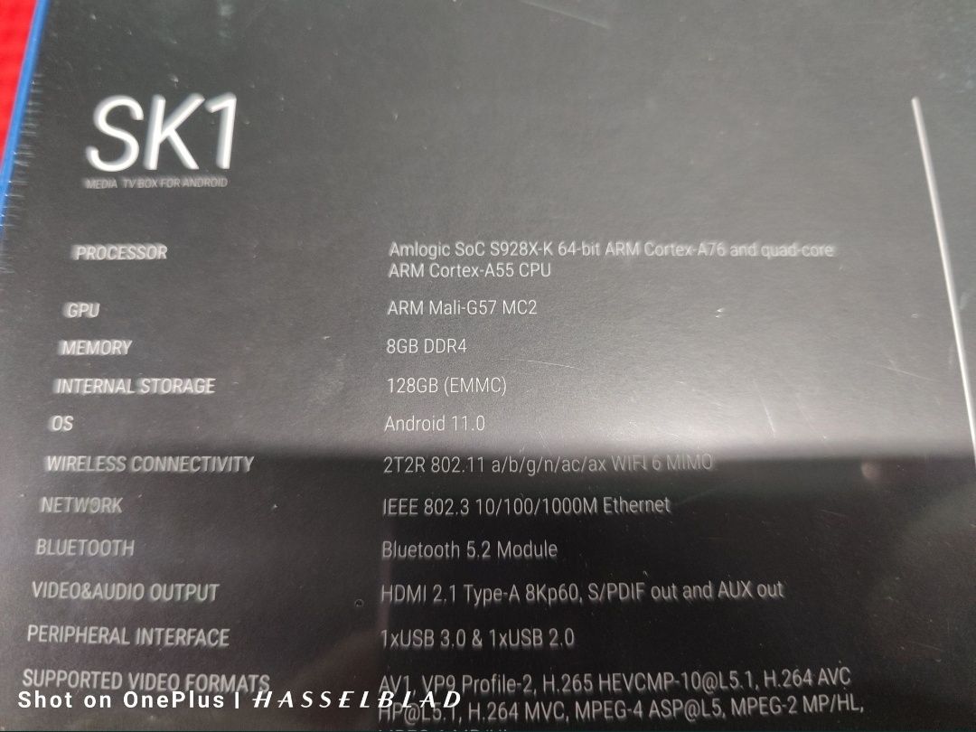 TV Box Ugoos SK1 Android 11 Dolby Vision-Atmos 8K 7680x4320 най-добрия
