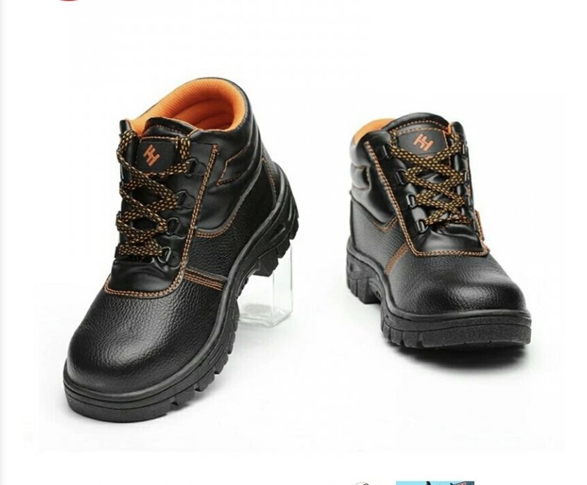 Работни обувки боти с метално бомбе