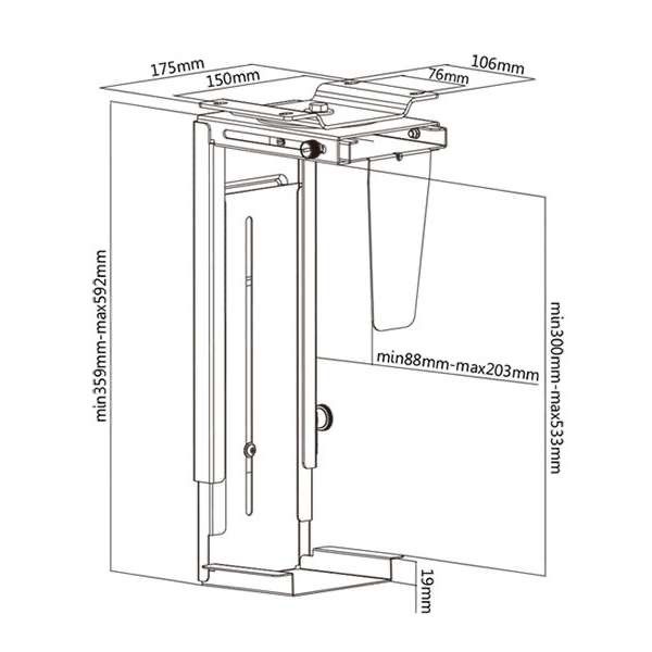 Кронштейн для процессора компьютера  CPU holder