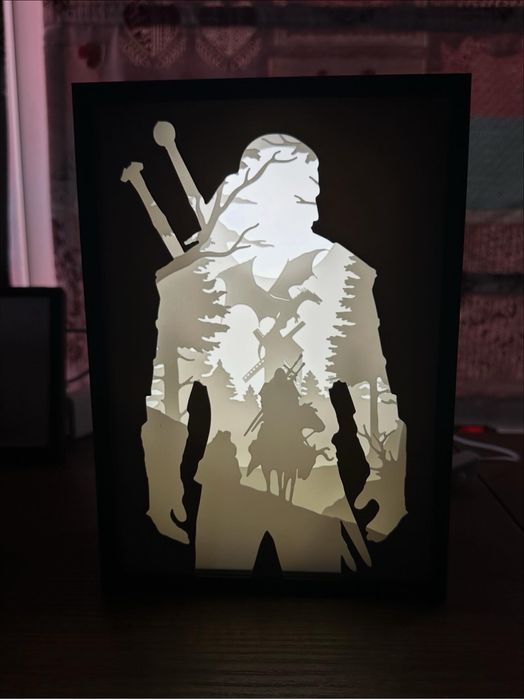 3D Светеща Кутия The Witcher