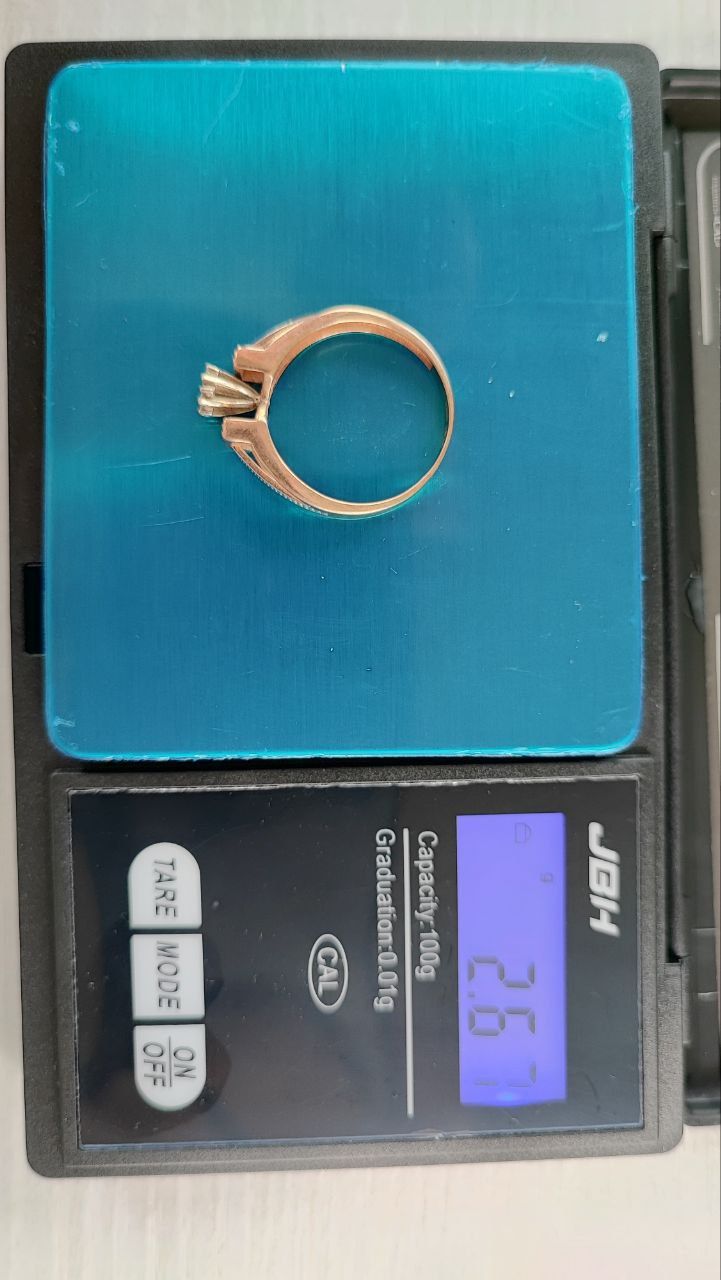 Золотое кольцо 585 по.19 размер