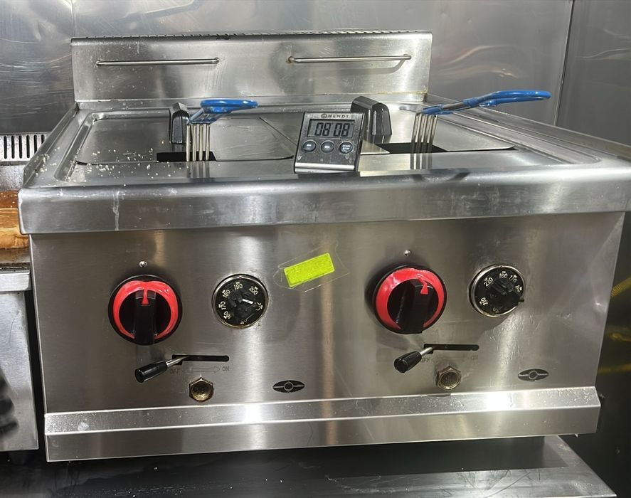 Friteuza dubla gaz Sh garantie