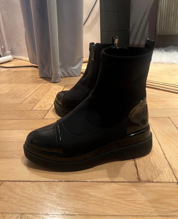 Botine din piele Enzo Bertini toamna iarna