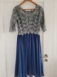 Rochie matase si dantelă, 36-38