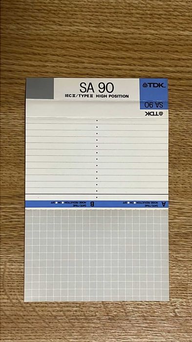 Casete audio CrO2 Tape : Sony, Philips, TDK, Maxell