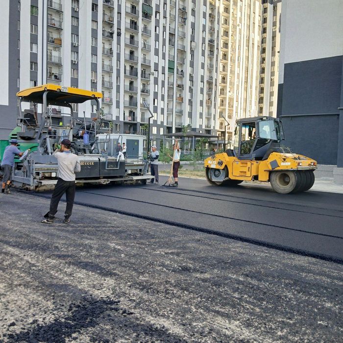 Асфальт ишлари Самарканд вилояти буйлаб 60.000 сумдан кв