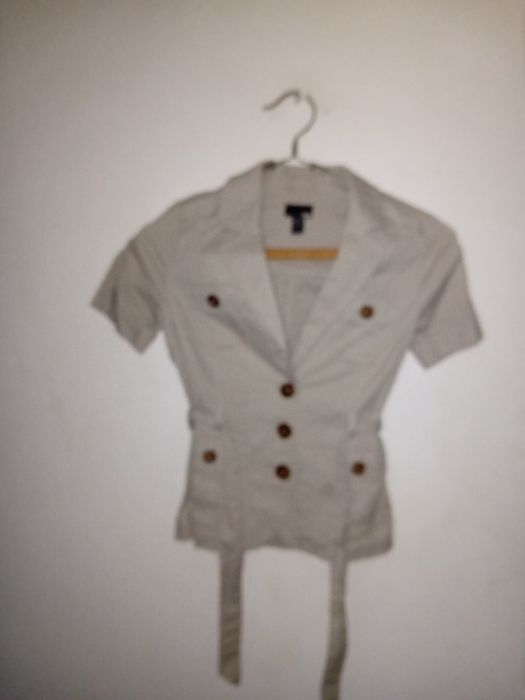 Sacou dama H&M si cămașă Esprit