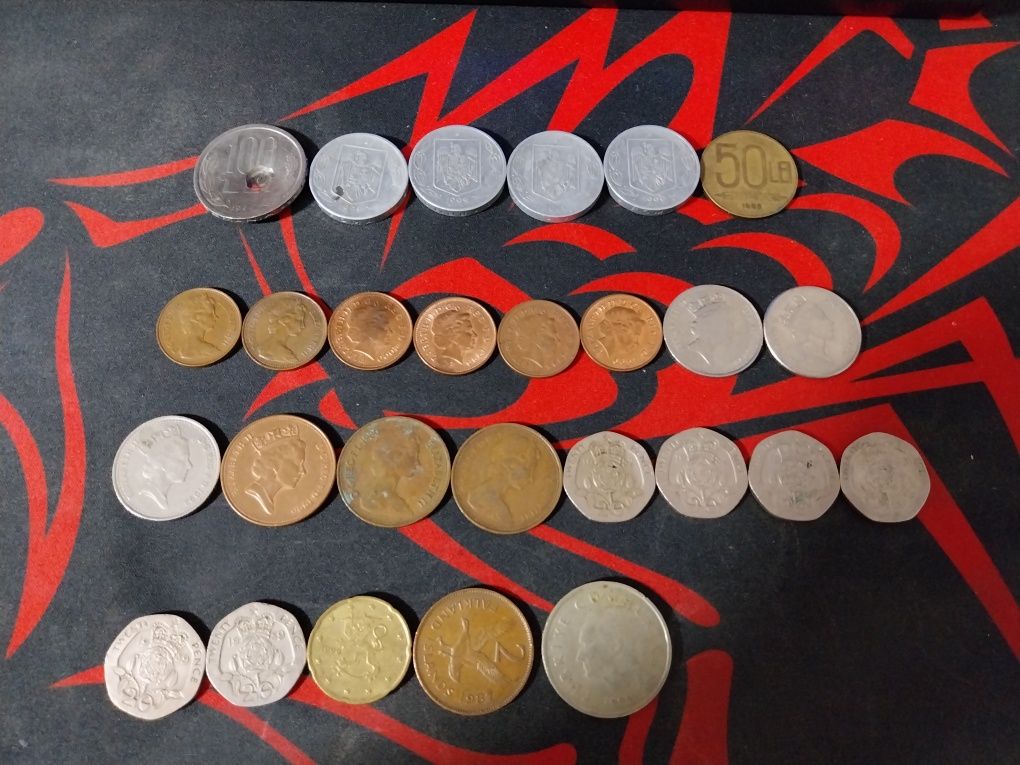 Vând 27 de monede pentru colectionari ( 1980-2000 ) , negociabil