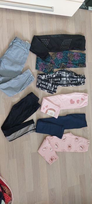 Лот 8 клина, дънки джегингс Koton, Reserved, H&M 134 см