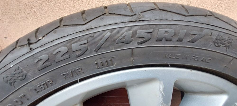 Jante aliaj 5x110 Opel cu anvelope R17