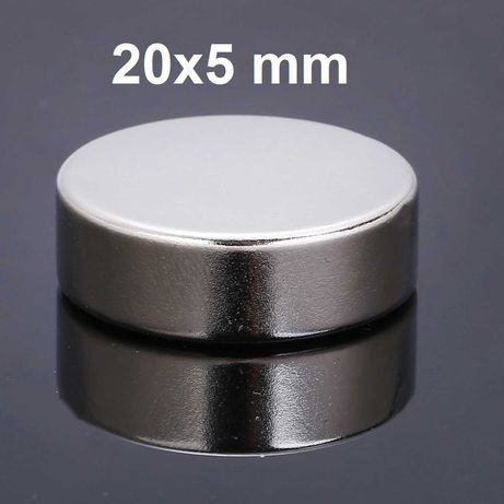 Неодимовые магниты 20 мм на 5 мм