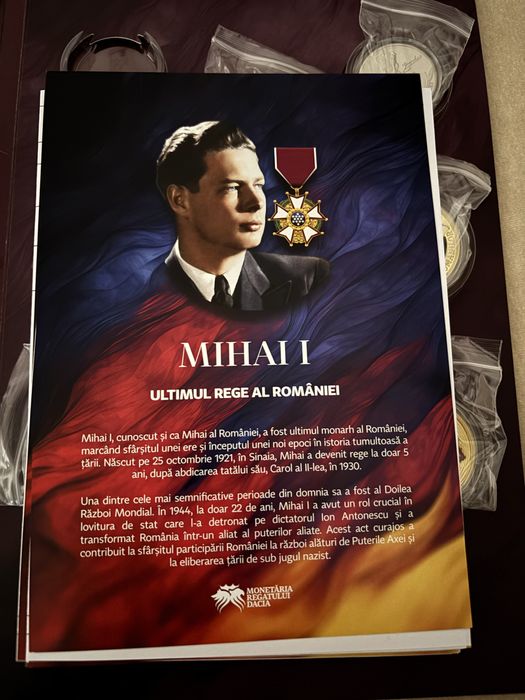 Set monede Gloria Regatului României – colecție cu certificat