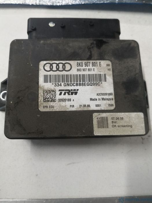 Calculator frana mana AUDI A4 IV (8K2, B8) [ 2007 - 2015 ] OEM 8k0907801e
