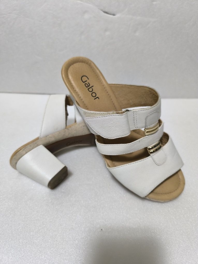 Saboți noi, piele, Gabor, nr 38 G(UK 5 G)
