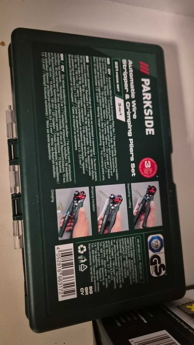 Parkside кримп клещи 3в1 231 части