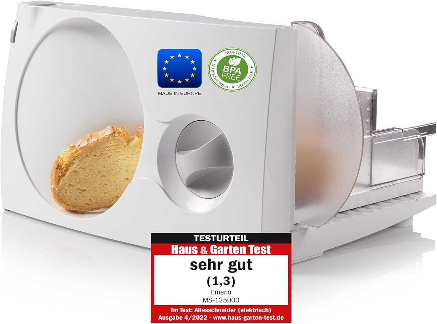 Emerio MS12500 Универсален слайсер, регулируем 0-17mm,машина за рязане