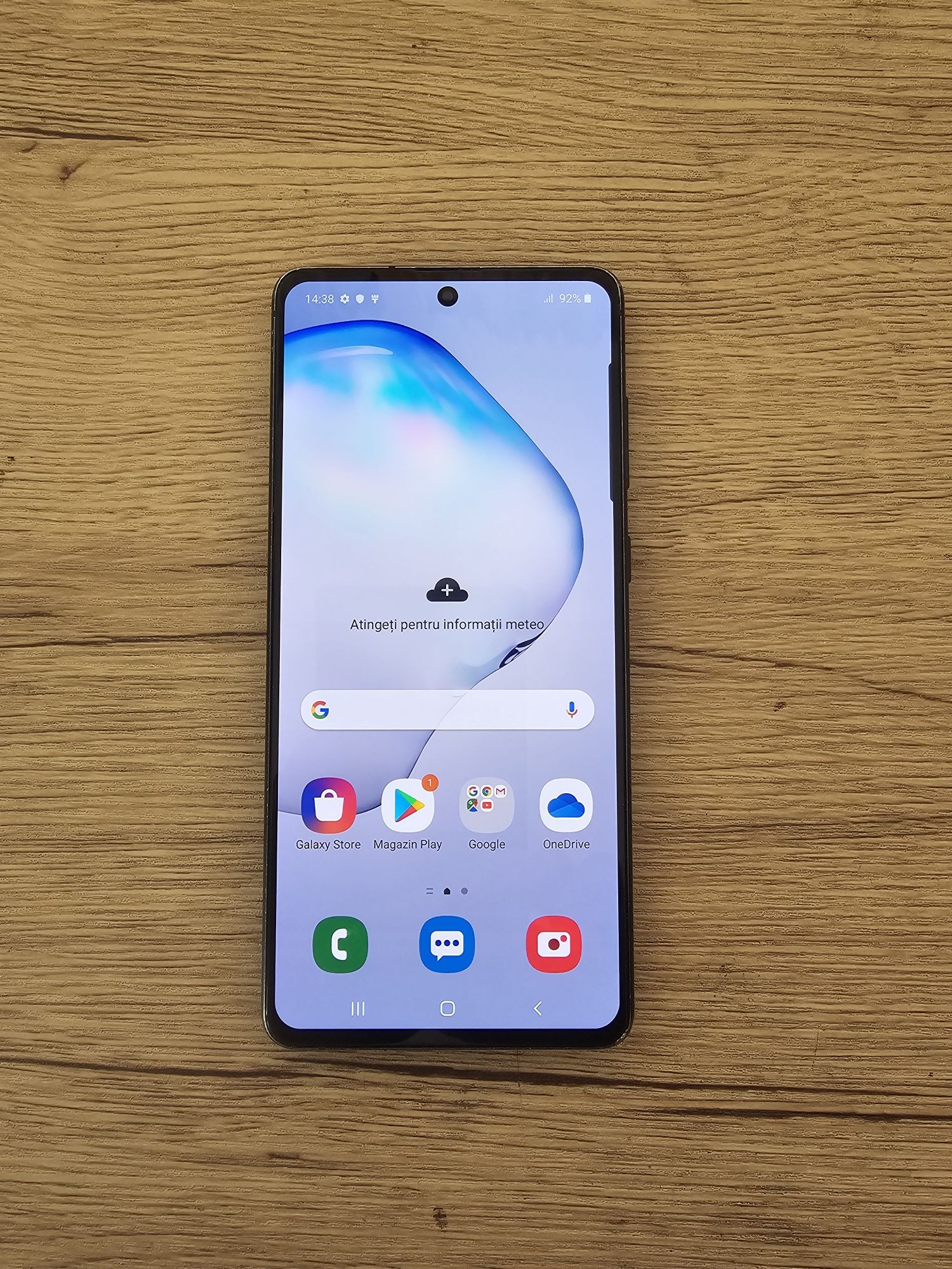 Telefon Samsung Note 10 LITE, Dual SIM, 128GB, 6GB RAM, 4G, Negru