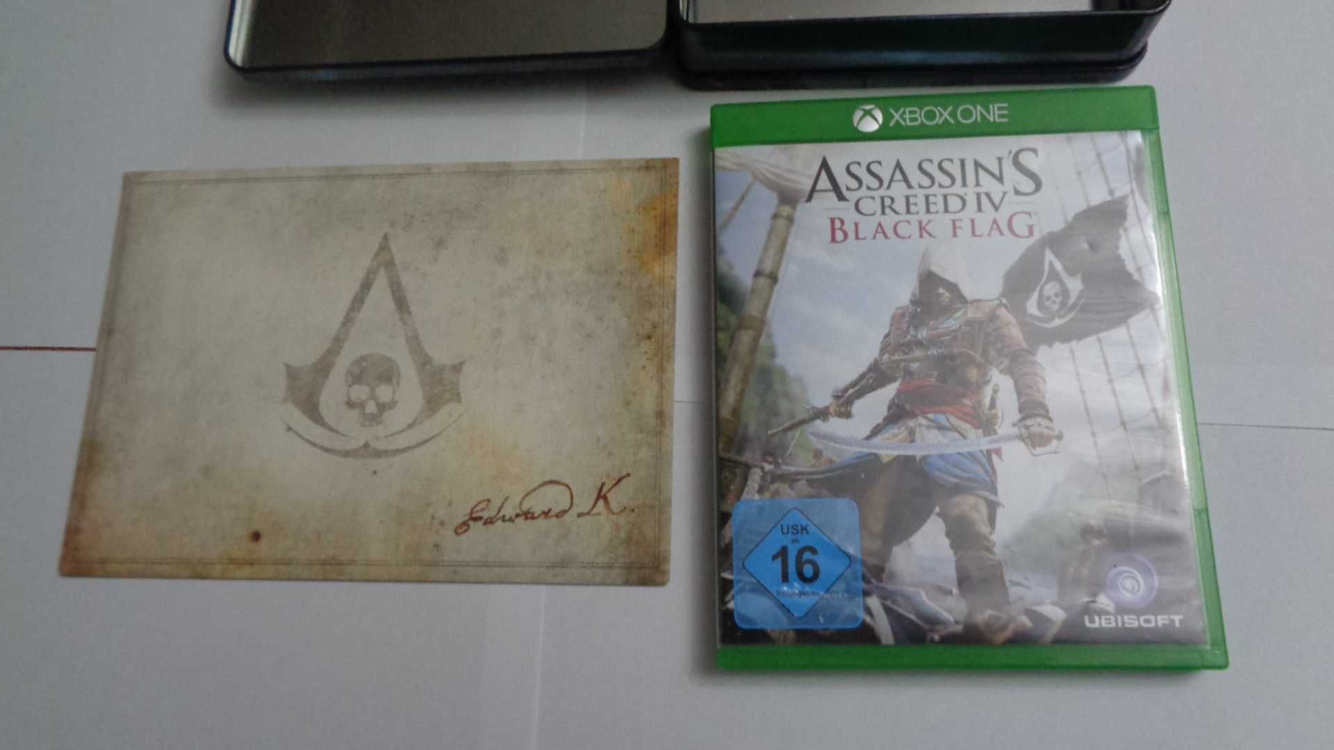 Assassins Creed IV (4) Black Flag Steelbook - Skull Edition - XBOX ONE