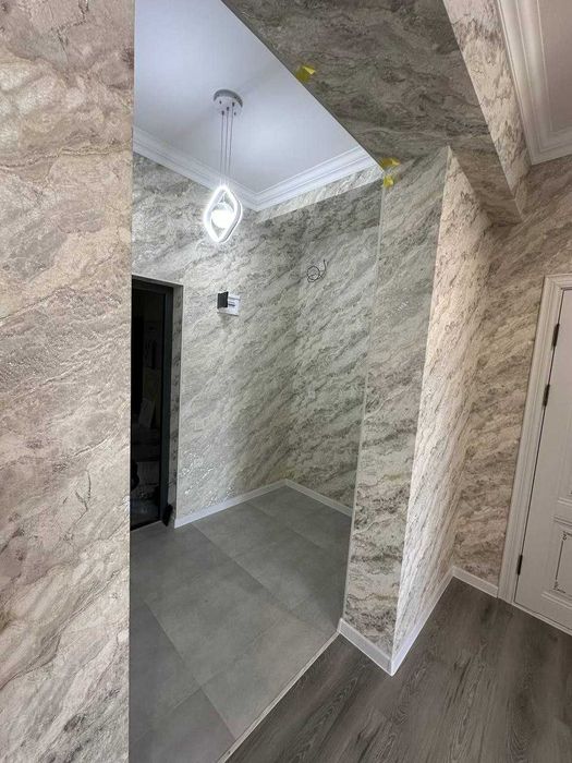 2комнатная квартира студия в Новостройке ремонт 43м2 метро Олмос КС