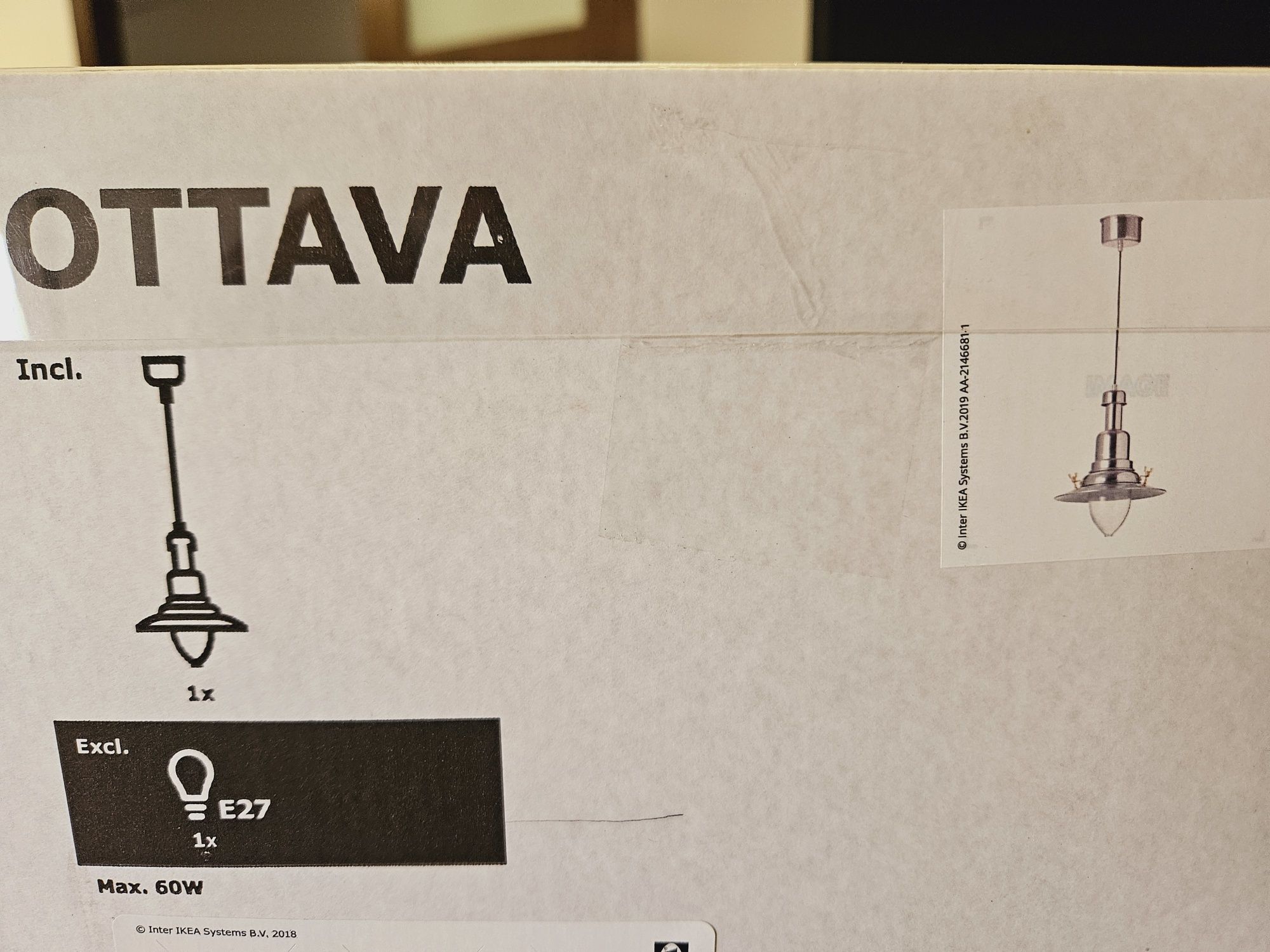 Lampa IKEA Ottava
