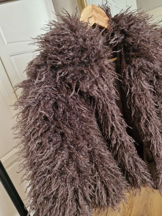 ново дамско палто косъм