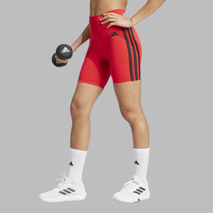 Pantalon scurt fitness Adidas Roșu Damă - produs resigilat Decathlon