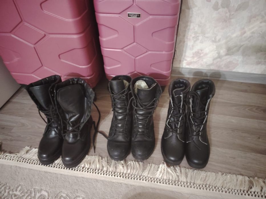 Сапоги берцы зимние