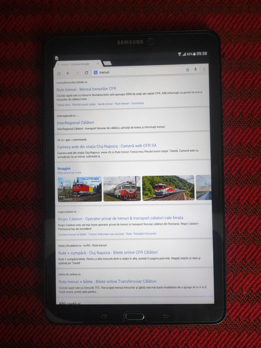 Tabletă Samsung, foarte bine întreținută, arată ca nouă