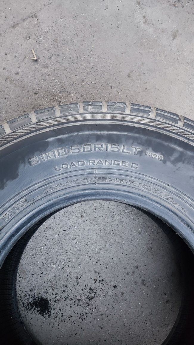2 шт Б/у шина на внедорожник 31x10.50 R15 LT 109Q LOAD RANGER