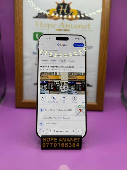HOPE AMANET P2 - Iphone 16 Pro Max / 256GB / BAT100% / Ecran zgariat