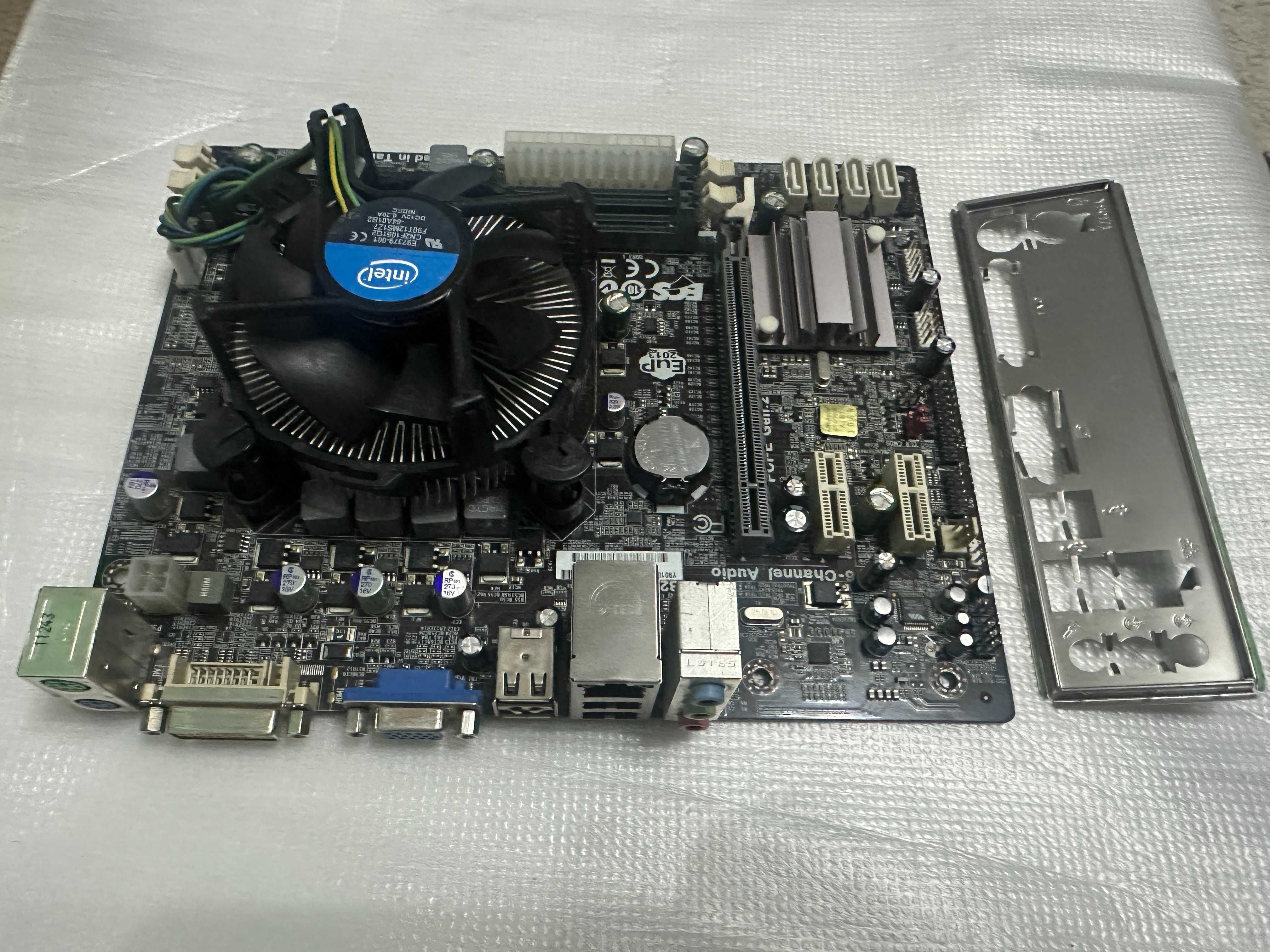 Материнская плата ECS i5-2310 DDR3 4Gb + кулер