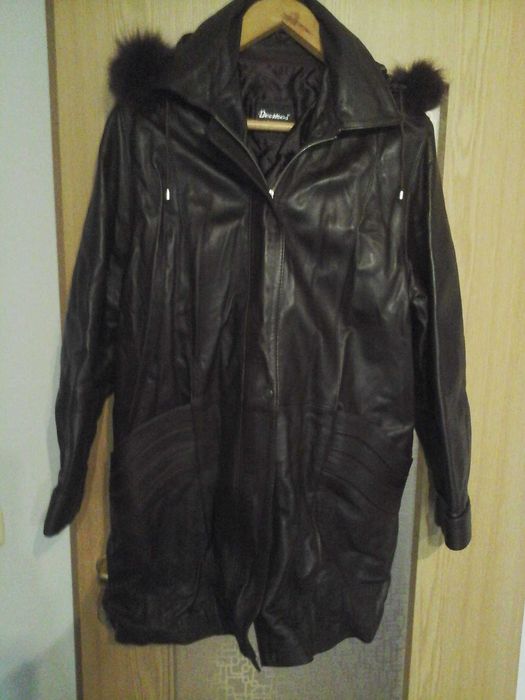 Дамска шуба, изкуствена кожа