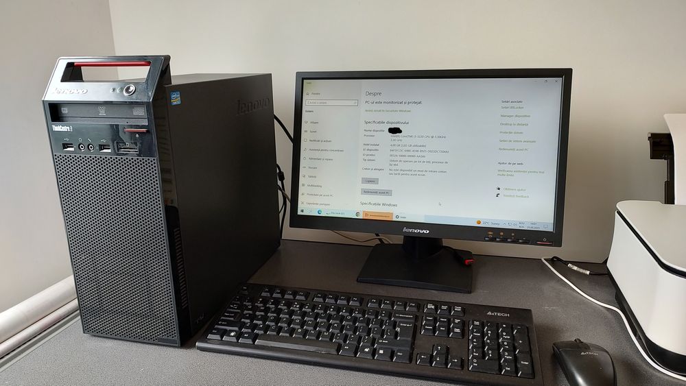 Calculator/desktop PC Lenovo i3 500GB  COMPLET