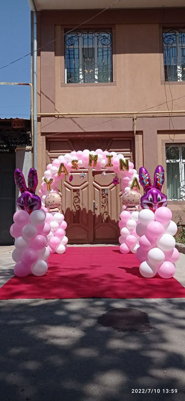 Afarmilena hizmati Sharlar bilan bezatish hizmati