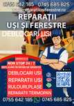 Deblocari usi/Reparatii termopane/Lacatus usi/yale uși/Reparatii usi
