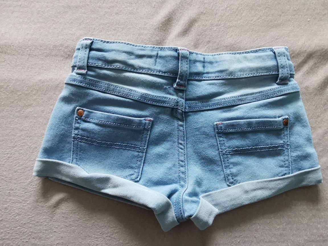 Pantaloni scurți denim pentru fetițe