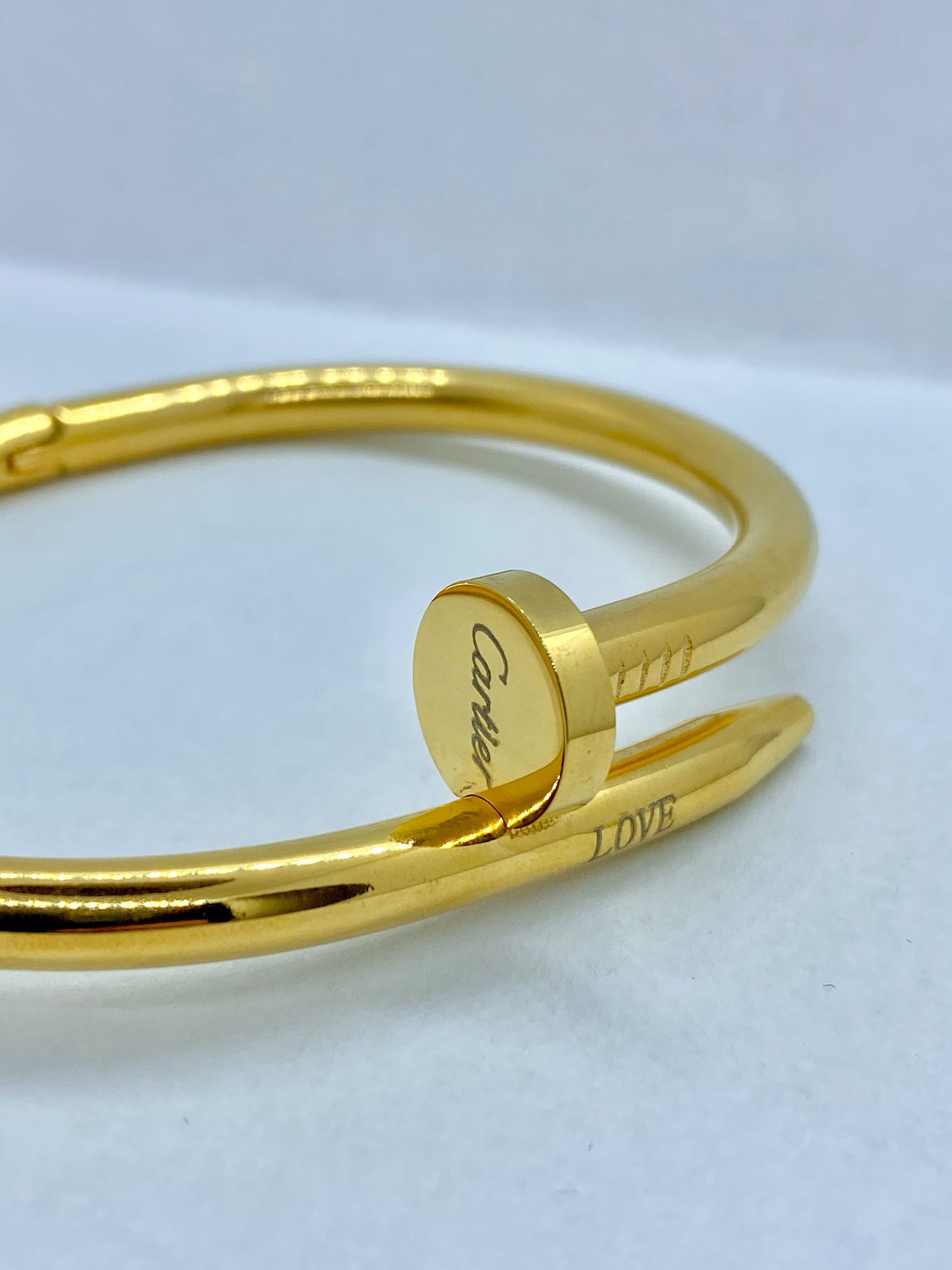 Bratari Cui Model Cartier Unisex - Auriu - Argintiu si Rose Gold