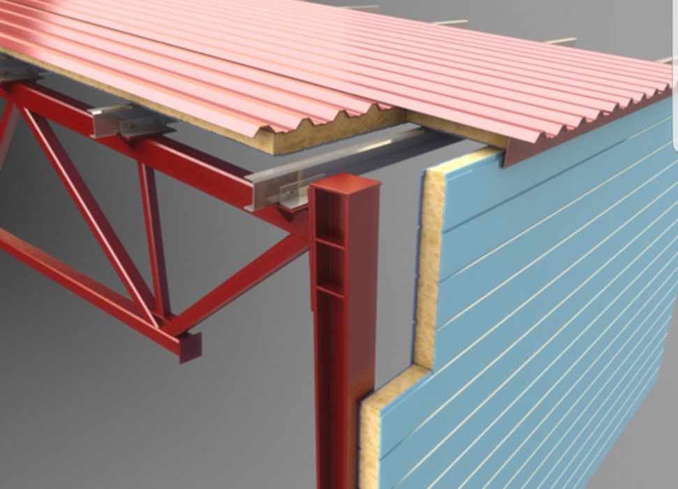 Металлические конструкции Сендвич панели Полы