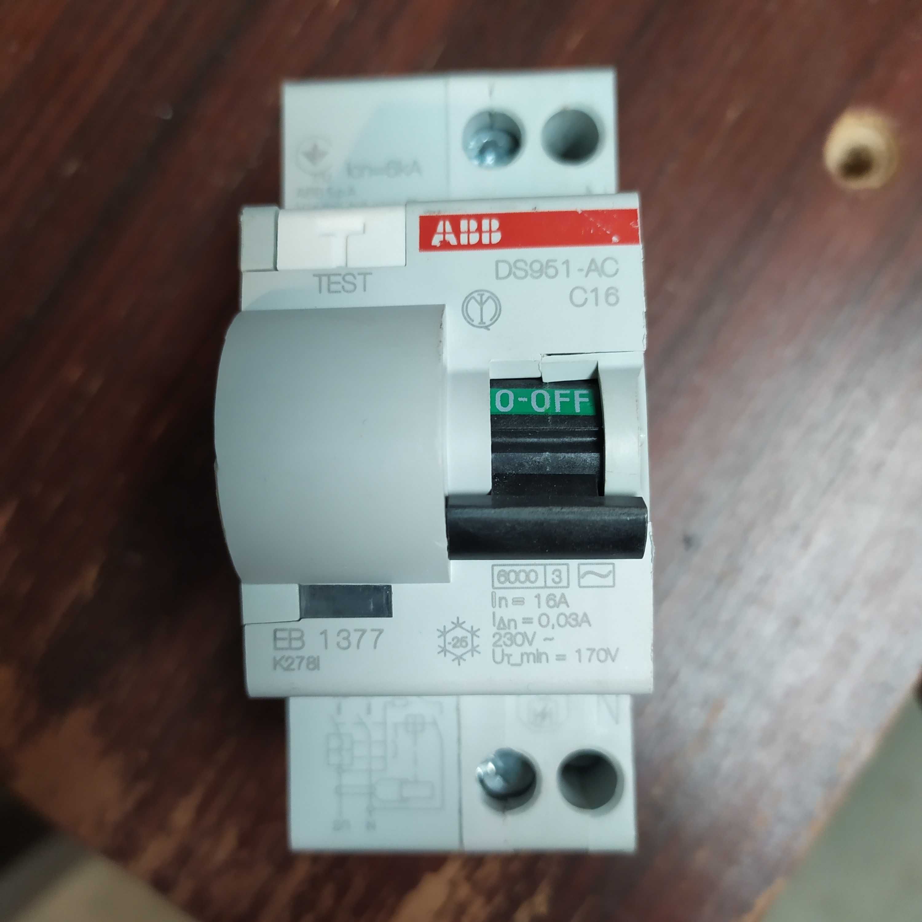 дтз abb DS951 AC-C16/0.03, FH202 AC-25/0.03