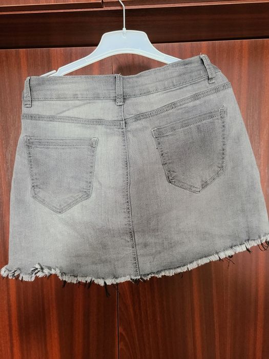 Fusta de blugi mini elastica